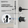 Smartek S7 방수 IP66 지문 물리적 버튼 암호 RFID IC 카드 키 Tuya 응용 프로그램 EU 유형용 스마트 실린더
