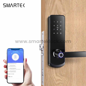Hot Selling Smartek Electric Keypad Pemegang Cap Jari Pintar Kunci Pintu untuk Rumah Dengan Loceng Pintu