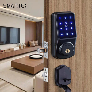 لـ A290-TTlock قفل الباب الأمامي الإلكتروني بصمة الإصبع البيومترية App التحكم قفل ذكي رقمي للأبواب الفولاذية المصنوعة من الألومنيوم