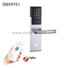 Fechadura de porta inteligente avan&ccedil;ada Smartek ANSI Mortise Smart RFID TTlock Fechadura de porta de gerenciamento de aplicativo