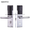 Fechadura de porta inteligente avan&ccedil;ada Smartek ANSI Mortise Smart RFID TTlock Fechadura de porta de gerenciamento de aplicativo