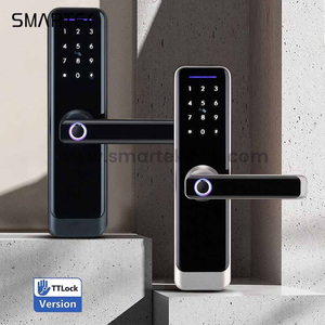 fechadura de porta com impress&atilde;o digital inteligente
